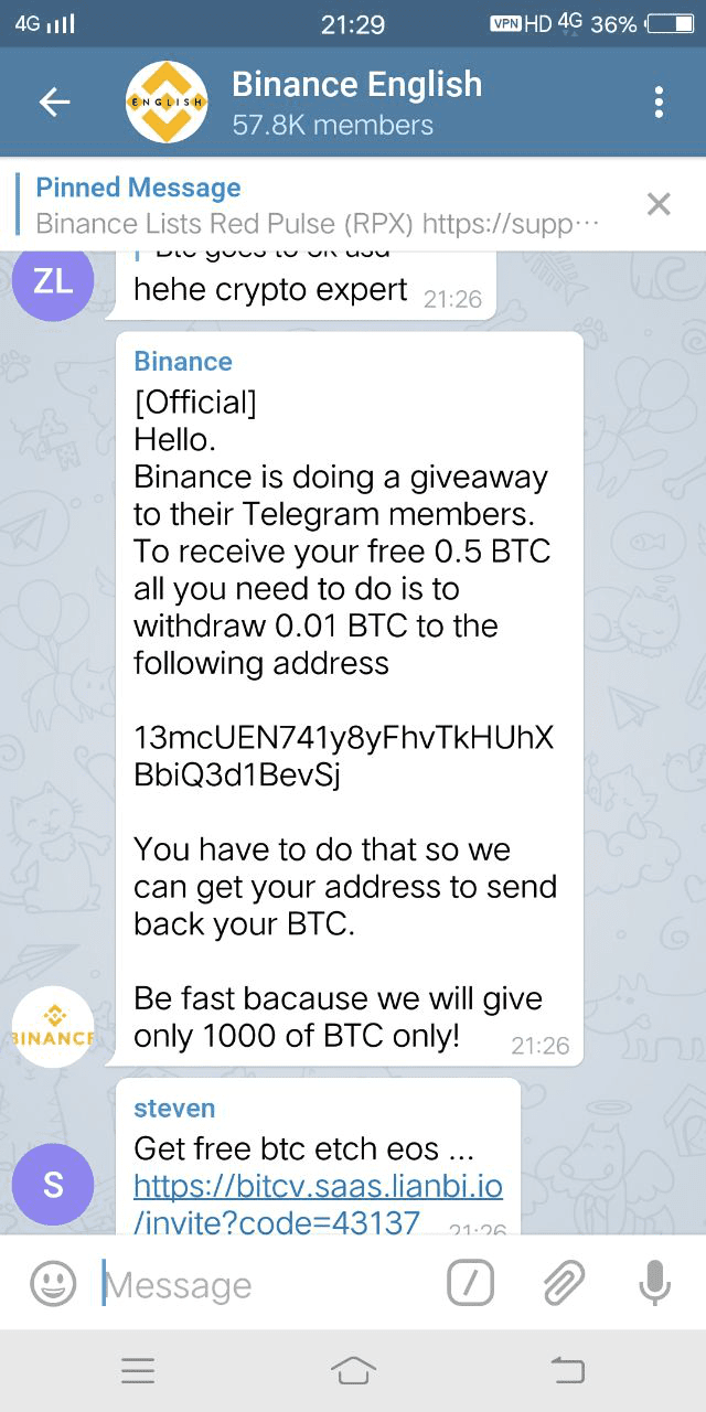 Telegram: Contact @binance_api_english