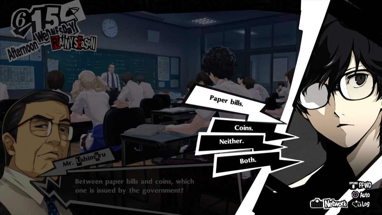 Persona 5 Royal Classroom Answers: Questions & Exams