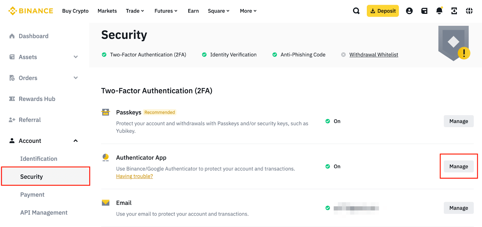 Lost google authenticator - Websocket - Binance Developer Community