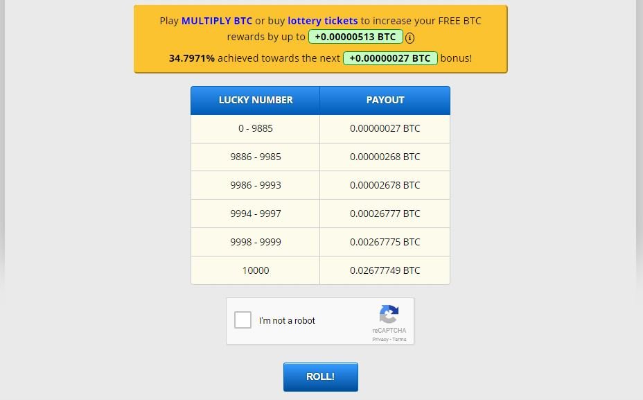 Dice - Gambling - pay with Bitcoin and Altcoins