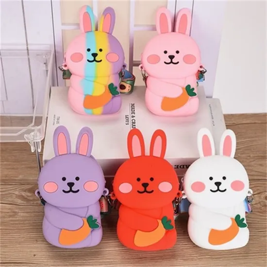 Keep Your Coins Organized in Wholesale rabbit shape silicone coin purse - 1001fish.ru