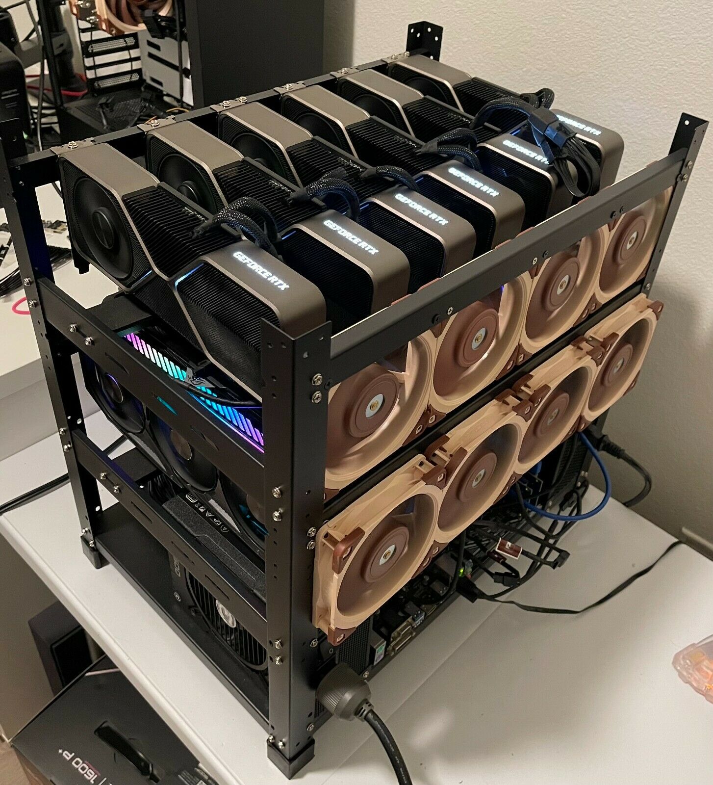 GPU Mining Rig 8 X Nvidia RTX NON LHR