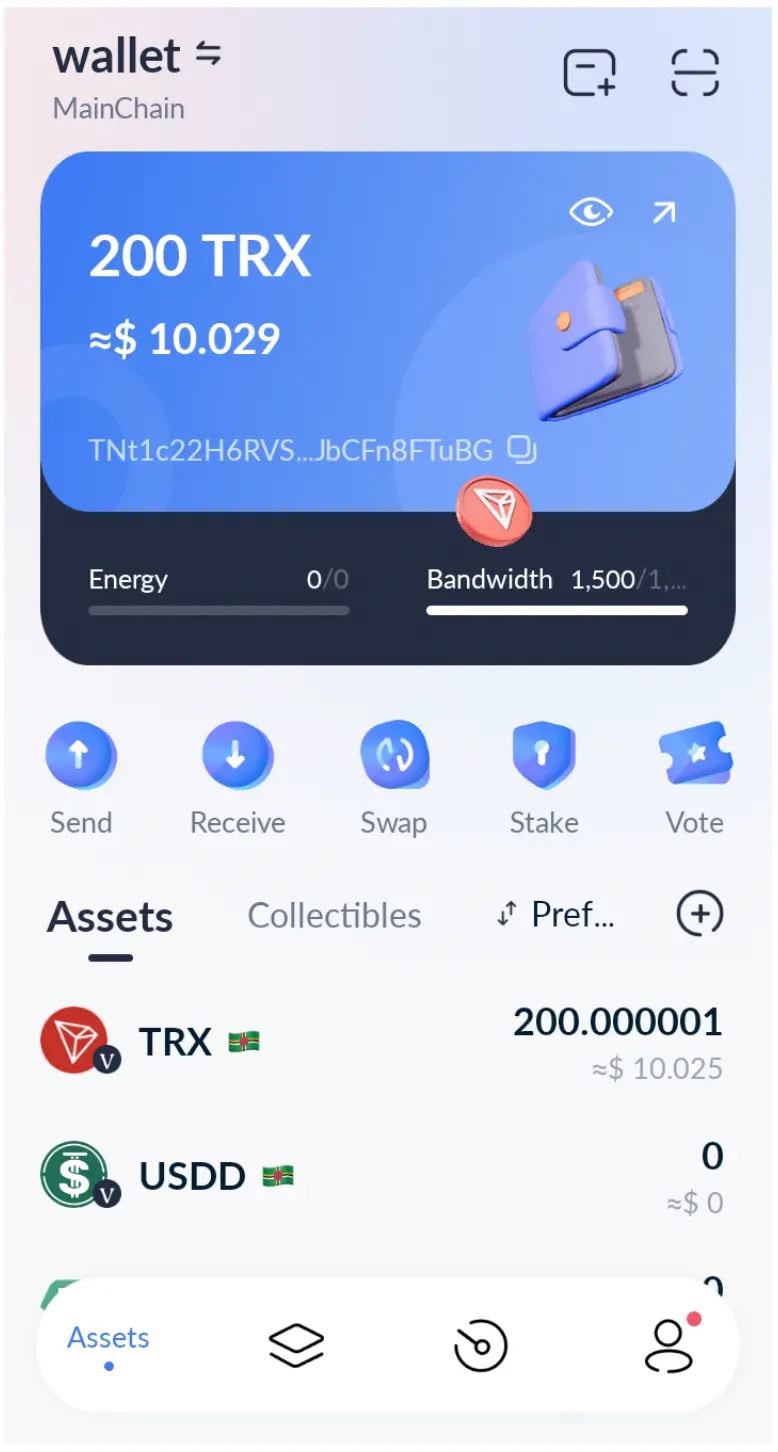 TRON Wallet (TRX) | Coin Wallet