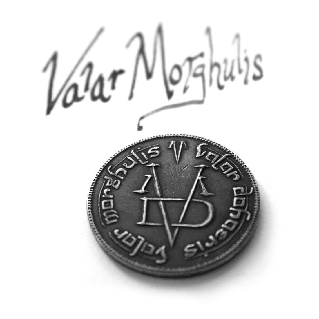 Iron Coin of the Faceless Man Valar Morghulis Game of - Etsy | Trono di spade, Foto, Parola