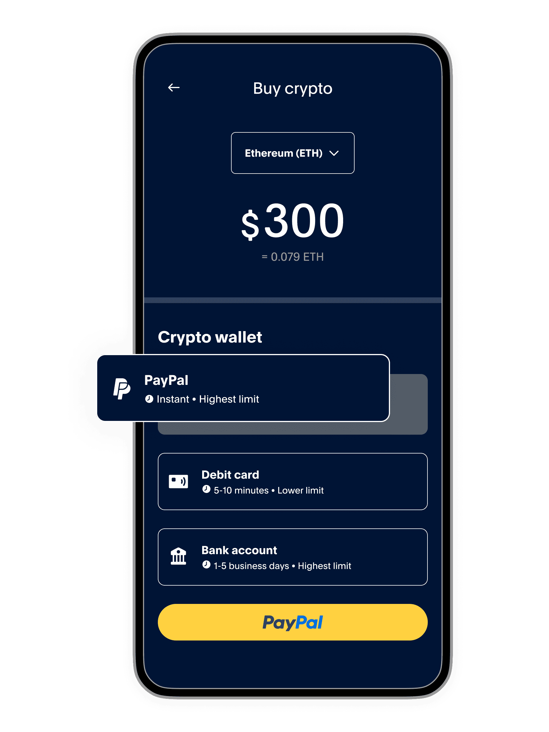 How do I transfer my Crypto? | PayPal US