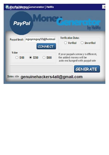 Paypal money adder APK - Paypal money adder download.