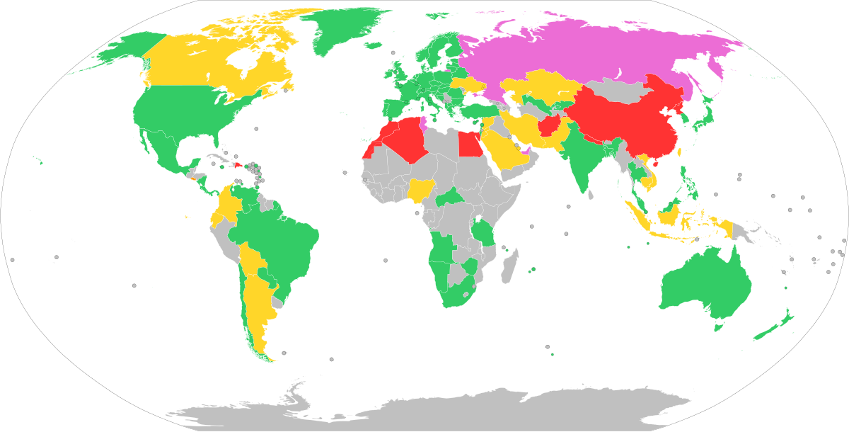 Legality of cryptocurrency by country or territory - Wikipedia