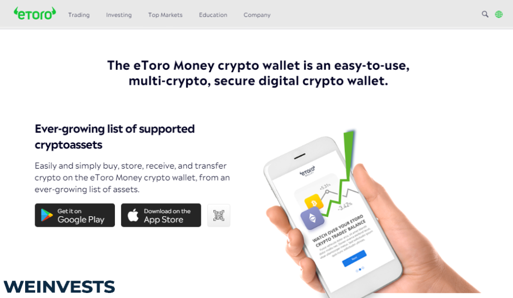 How do I transfer crypto to my eToro Money crypto wallet? | eToro Help