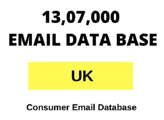 UK Business Email Address, Email List, Lead and Contacts Database