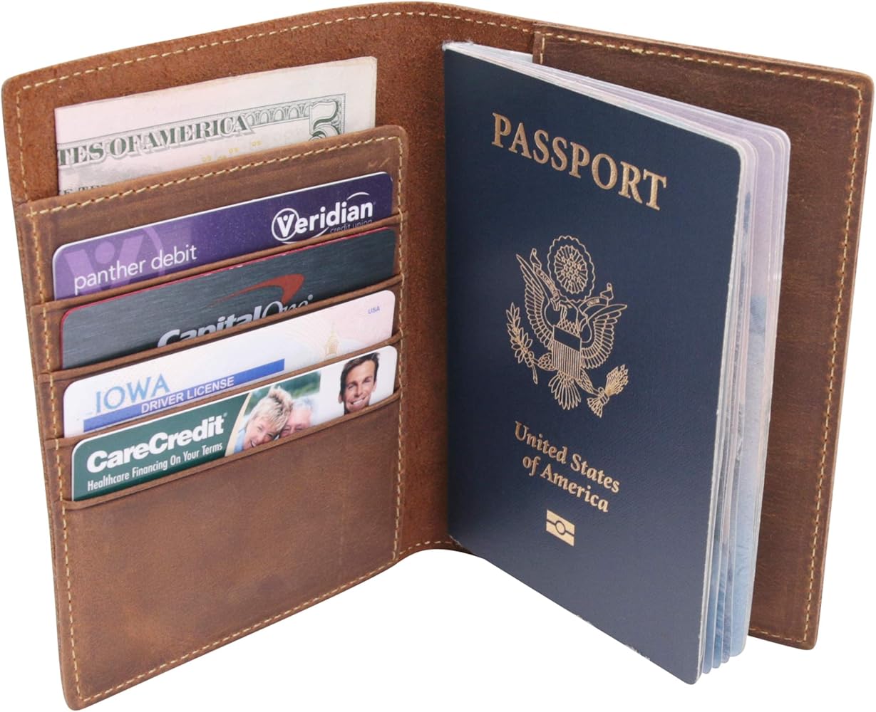 Leather Passport Holder - Ashland Leather