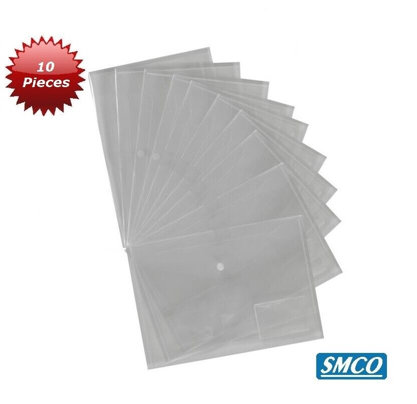 DOCUMENT WALLETS - A4 - CLEAR - A4W13