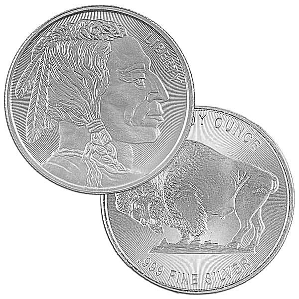 Silver American Buffalo Coin 1oz | Silver Round | Allegiance Gold