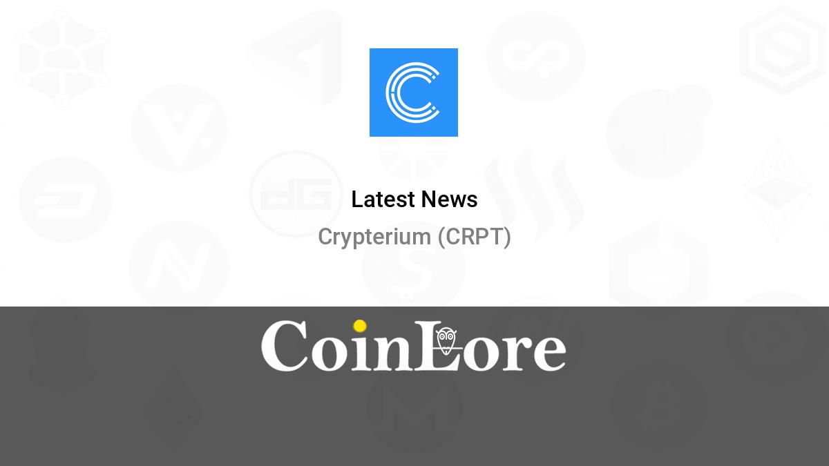 Crypterium (CRPT) Feed: Events, News & Roadmap — Coindar