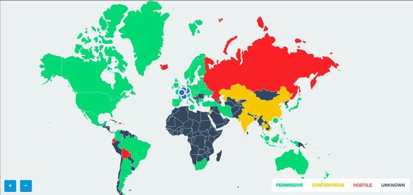 Legality of cryptocurrency by country or territory - Wikipedia