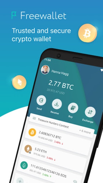 Freewallet— Blockchain Wallet for Bitcoin & Crypto - APK Download for Android | Aptoide