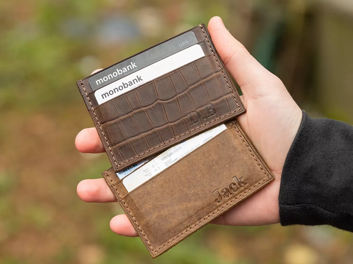 Leather Wallets for Mens and Women with ID & Card Holders