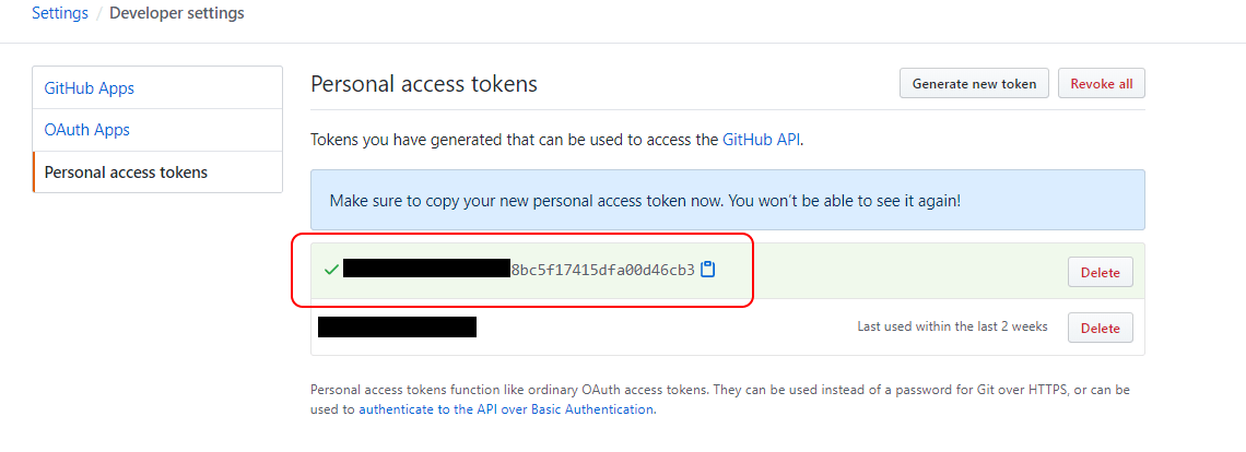 Managing your personal access tokens - GitHub Enterprise Server Docs