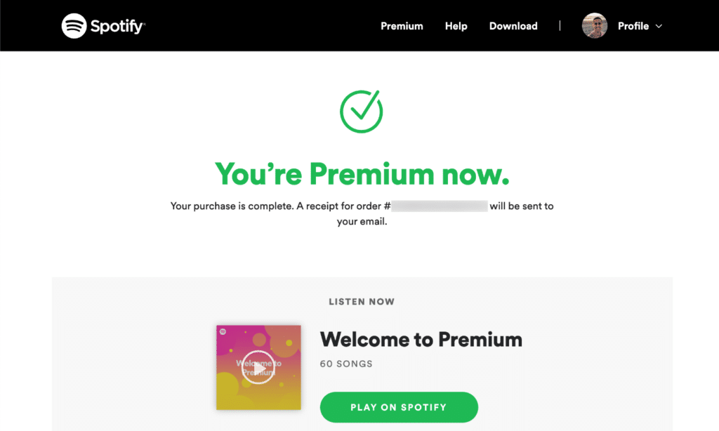 Spotify Premium Gift Card