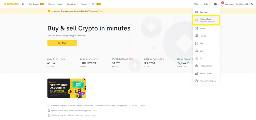 How to Transfer Axie Infinity (AXS) from Binance to Ronin Wallet