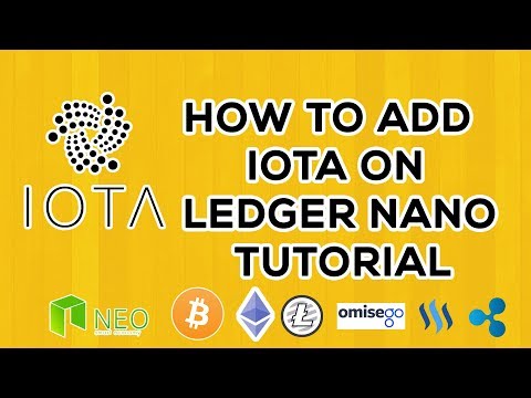 How To Store Your IOTA On The Ledger Nano S/X - ChainSec