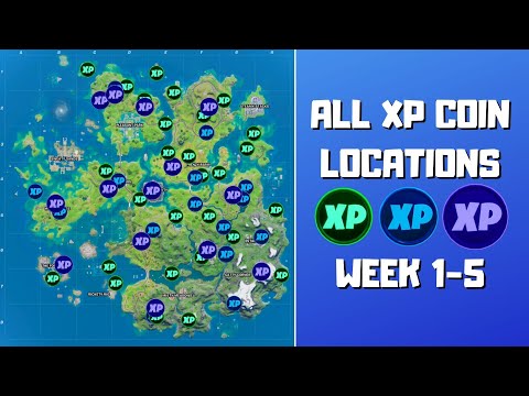 Fortnite Week 5 XP Coins - Season 4 Locations