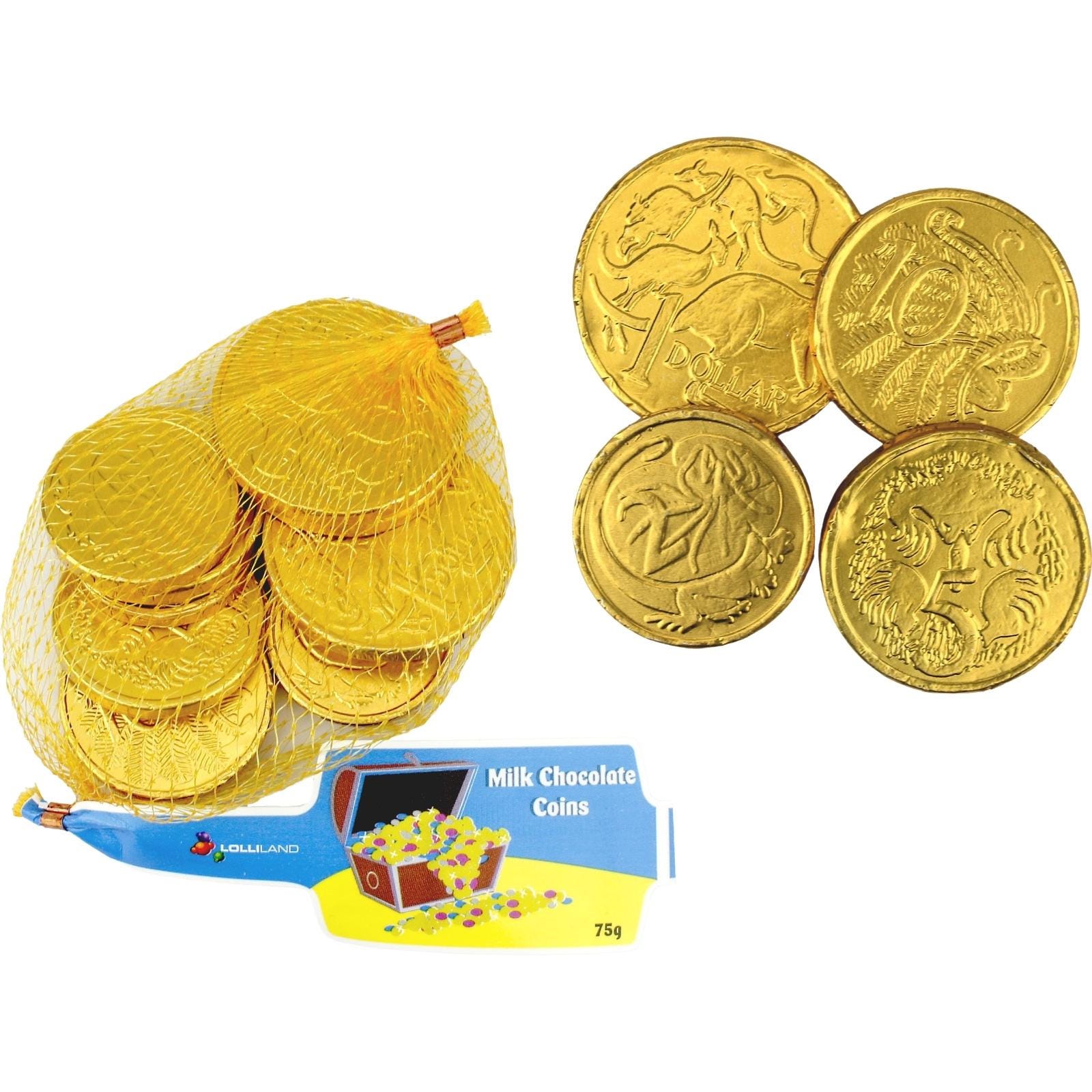 Gourmet Chocolate Coins: Copper, Silver & Gold Chocolate Coins