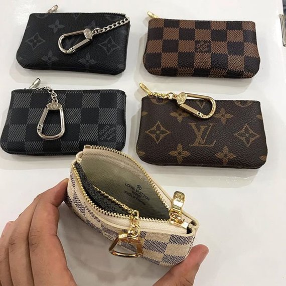 Louis Vuitton Game On Cube Coin Purse Keychain Limited Edition Game On Monogram Canvas Brown 