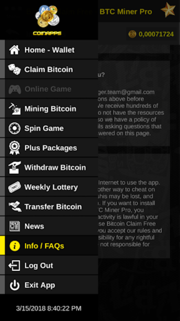 Download Bitcoin Claim Free - BTC Miner Pro for android 