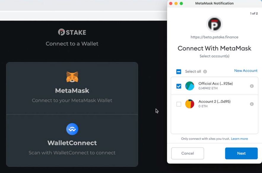 Connect your MetaMask wallet in the Immutable marketplace | Immutable Help Center