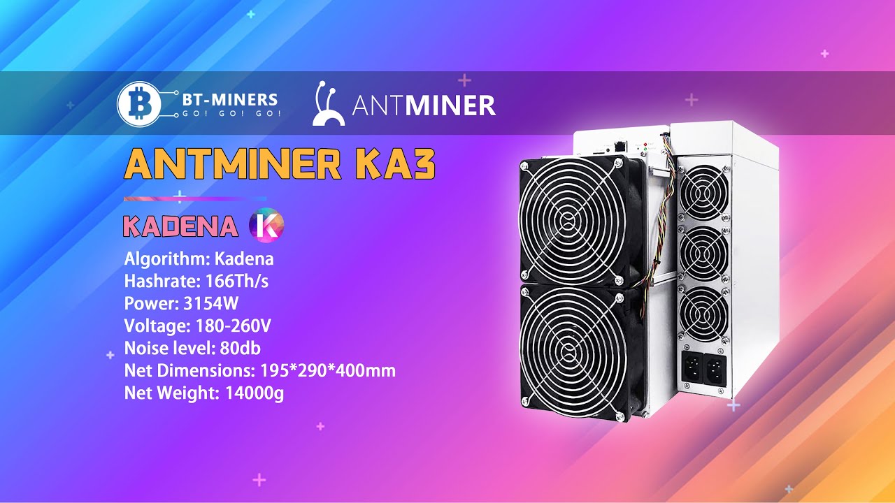 Bitmain Antminer KA3 mining profit calculator - WhatToMine