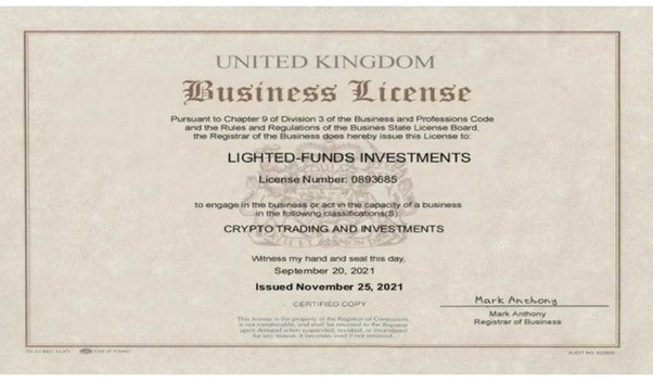 Cryptocurrency exchange license