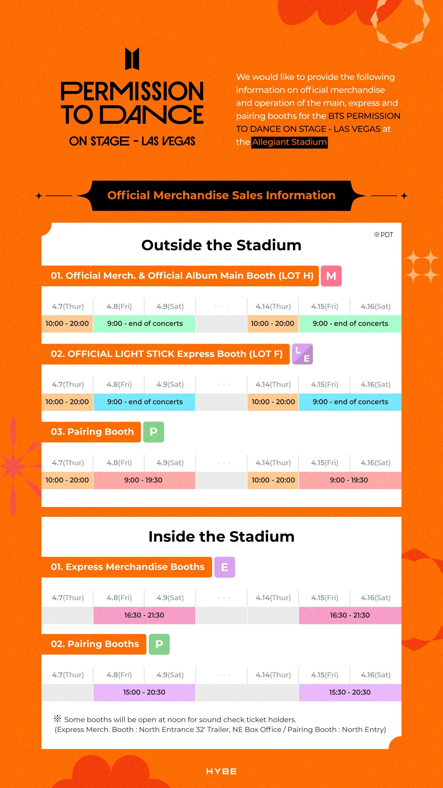 Permission to Dance on Stage () – Touring Data