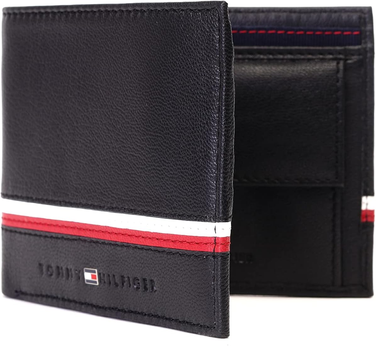 Tommy Hilfiger Men's Leather Multi-Card Bifold Wallet,Black, : 1001fish.ru: Fashion