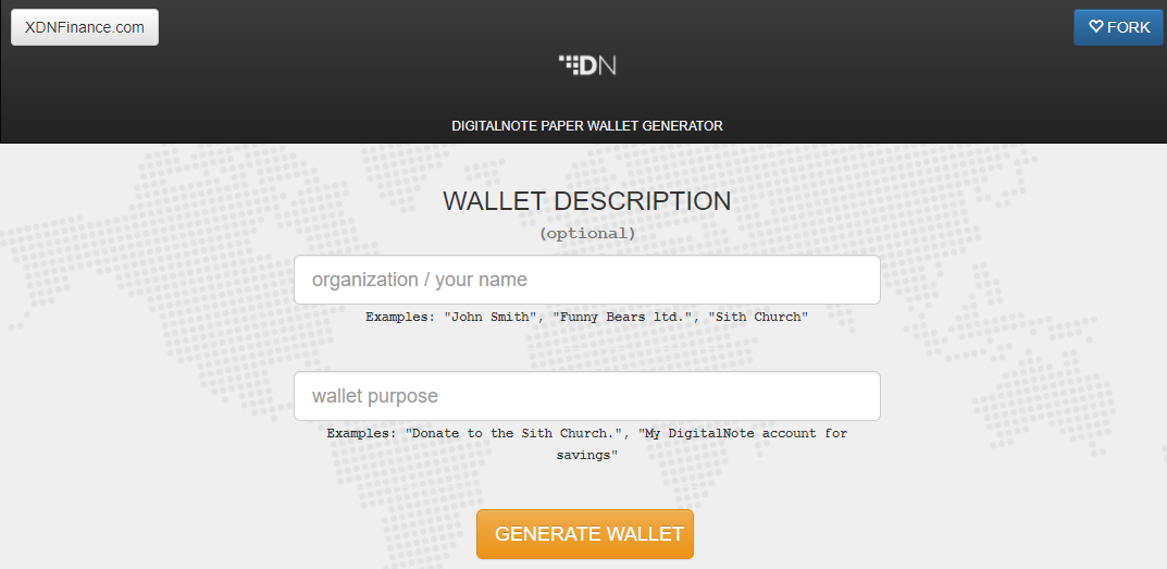 Generate XDN Paper Wallet - XDN DigitalNote News