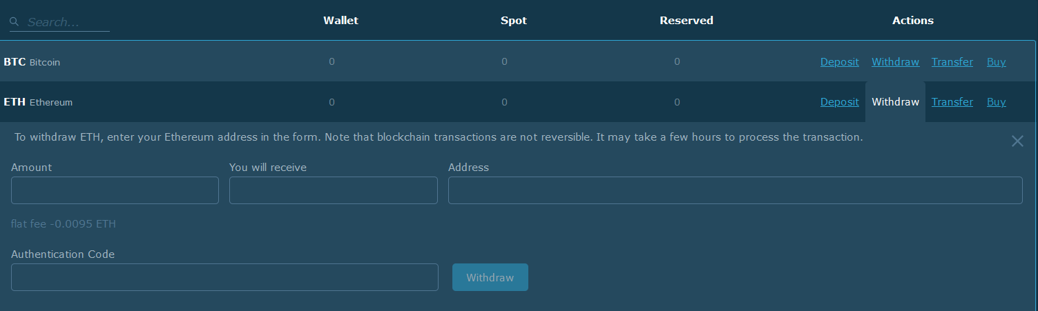 How-to-withdraw-funds : HitBTC