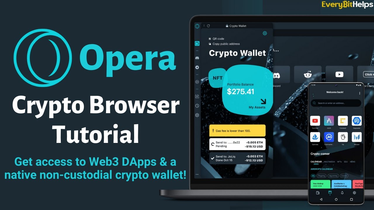 Opera brings a flurry of crypto features to its Android mobile browser | TechCrunch