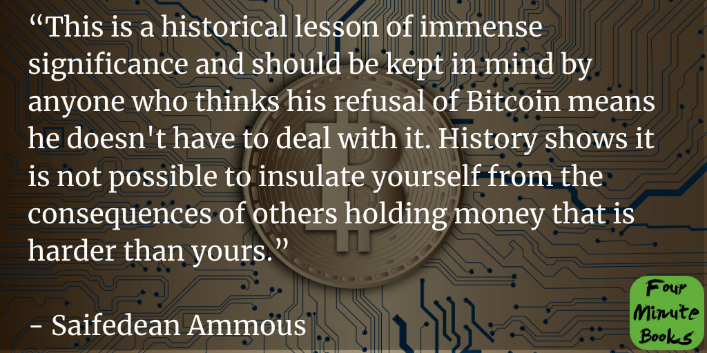 The Bitcoin Standard Book Summary – Saifedean Ammous - Wise Words