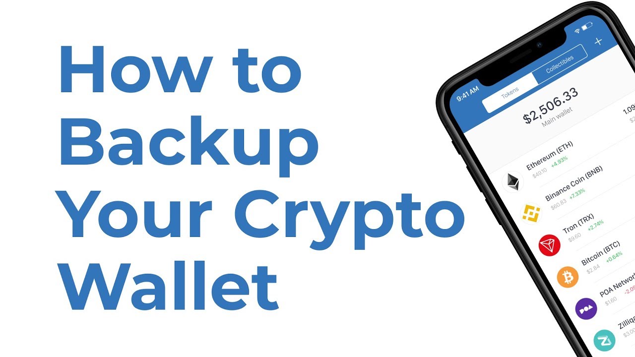 How to back up and restore your cryptocurrency on an iPhone - Amsys