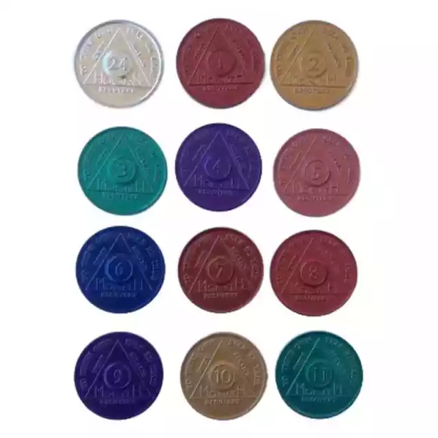 AA Medallions For Sale Bronze Color Sobriety Chips Bulk Coins Holder – RecoveryChip