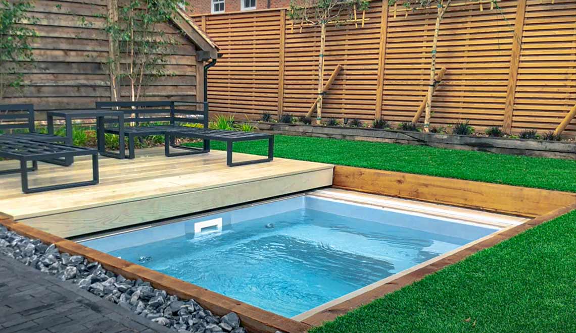 The Vision - small fiberglass swimming pool - Imagine Pools