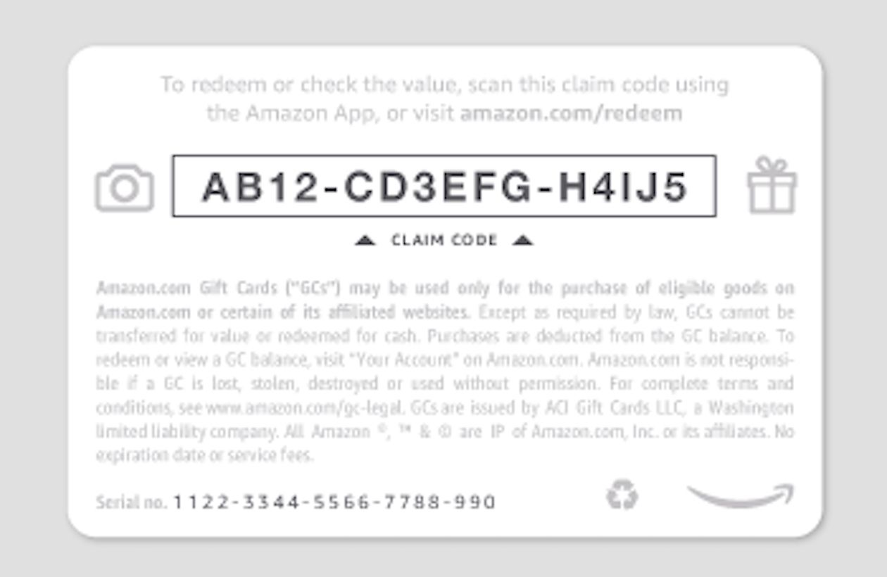 How Do I Redeem an Amazon Gift Card Without a Claim Code? – Modephone