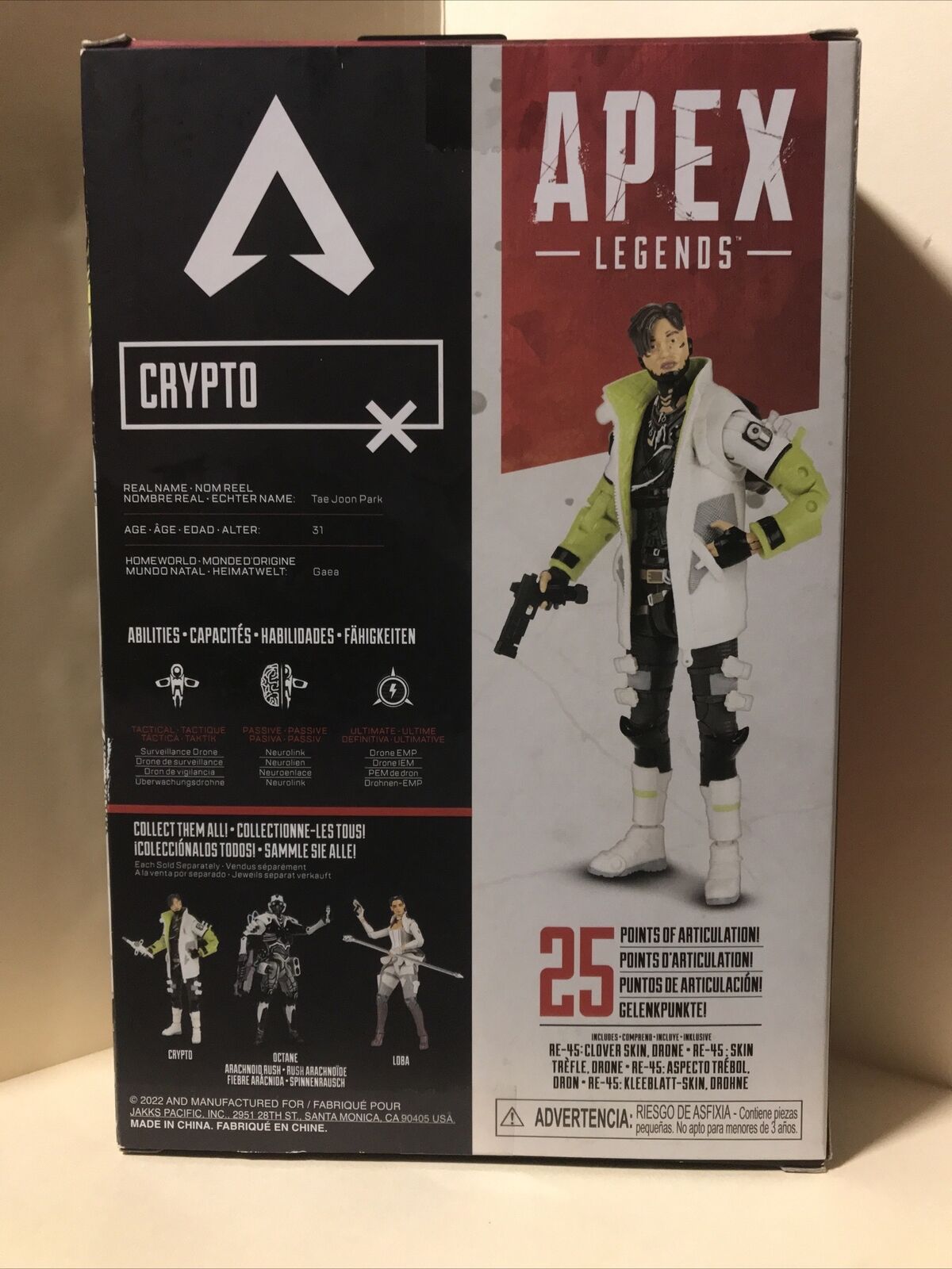 1001fish.ru: Electronic Arts Apex Legends Action Figure 6-Inch Crypto Collectible : Toys & Games