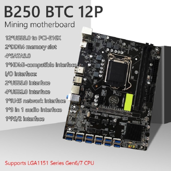 Asus B Mining Expert - Motherboard Specifications On MotherboardDB