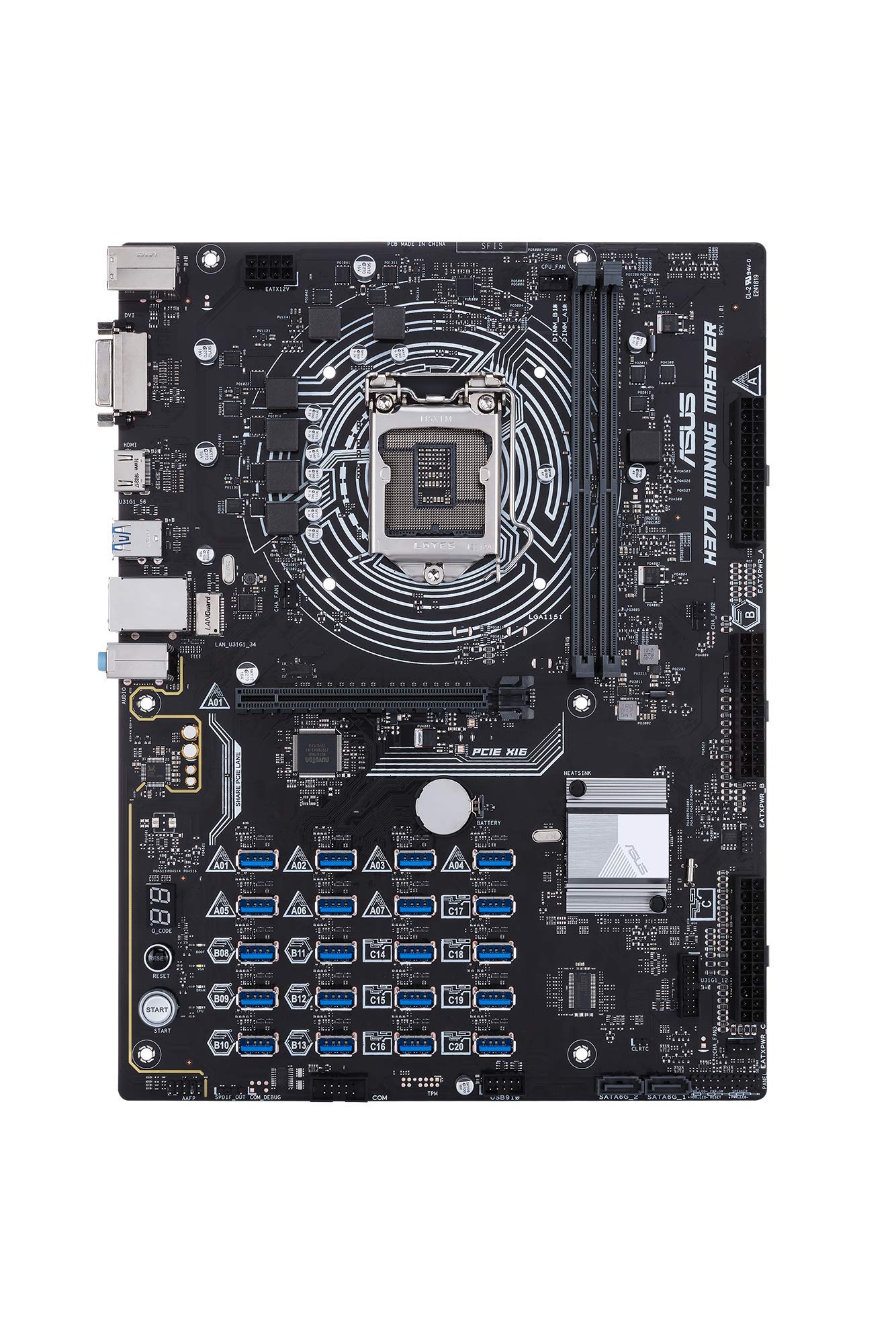 Asus H Mining Master - Motherboard Specifications On MotherboardDB