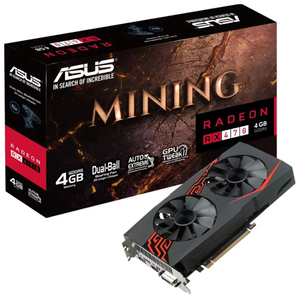 Specs ASUS Mining -RXG AMD Radeon RX 4 GB GDDR5 Graphics Cards (90YV0AY2-M0NB00)