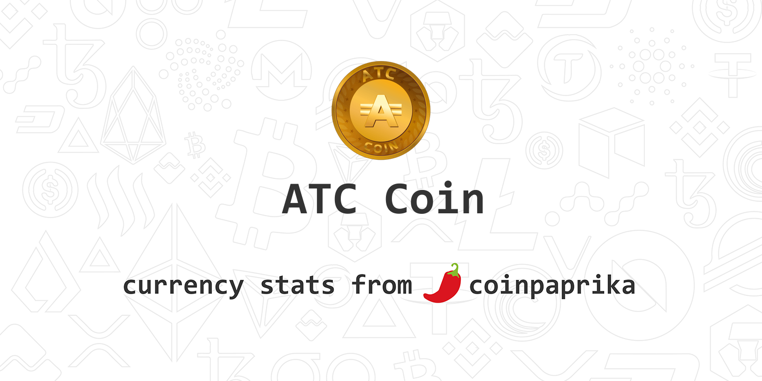 Convert 1 ATC to INR - Atlantis Coin price in INR | CoinCodex