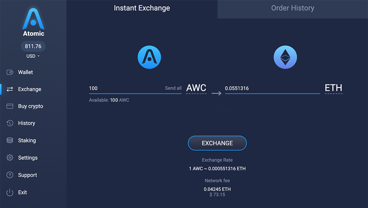 Atomic Wallet Coin Exchanges - Buy, Sell & Trade AWC | CoinCodex