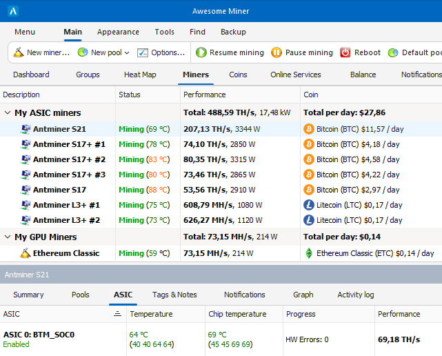 Awesome Miner VS CGMiner - compare differences & reviews?