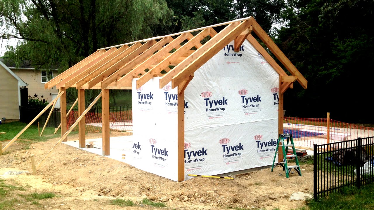 Timber Frame Patio Shade Structures | Carolina Timberworks