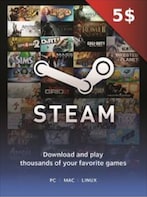 Buy Steam Wallet Gift Card 5 USD Steam Key GLOBAL - For USD Currency Only | Got It Early